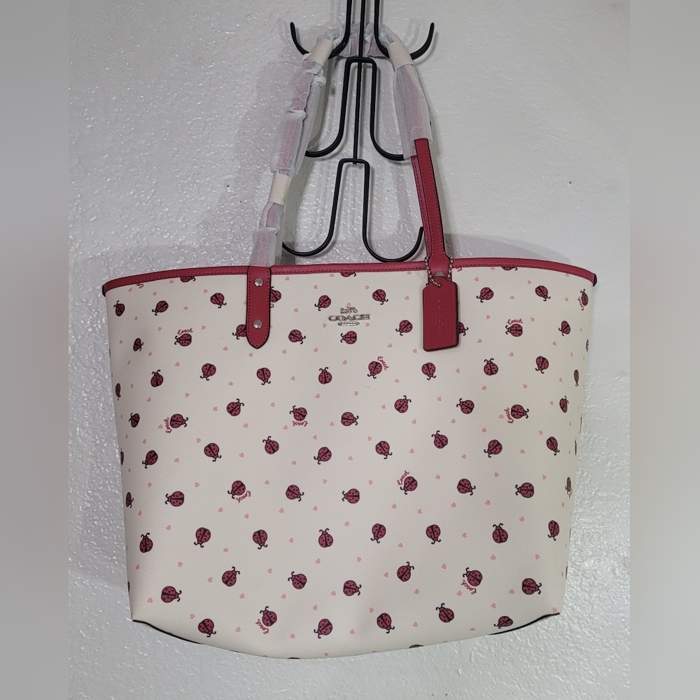 Lady Bug Coach Tote Bag